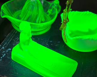 Uranium glass collection , more pics soon 