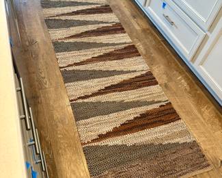 Leather strap rug plus many vintage, beautiful rugs available 