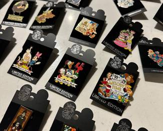 Large collection of Disney limited edition pins 