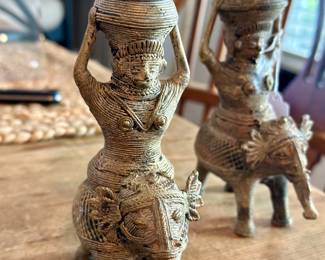 Antique candle holders 