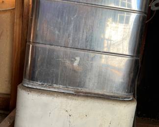 Old fashioned washing machine