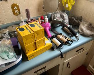 Collection of items for bathroom