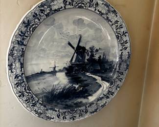 Large Delft plate 