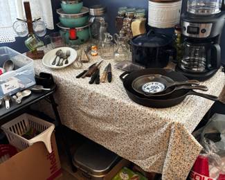 iron skillets cookware & misc