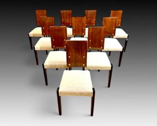 1i 1015 10 Andre Sornay Dining Chairs