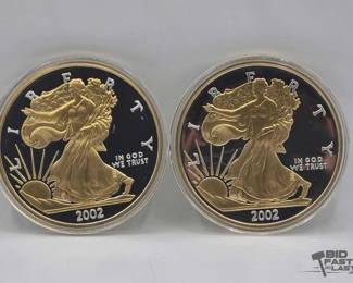 2038 2 Half Pound Silver Eagle .999 Fine Silver Coins with CoA