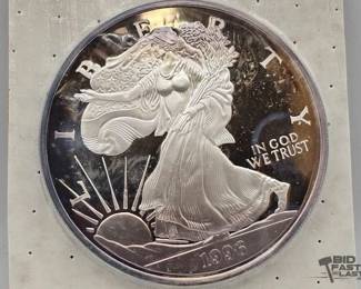 2016 1996 Silver Eagle One Troy Pound .999 Fine Silver with Certificate of Authenticity