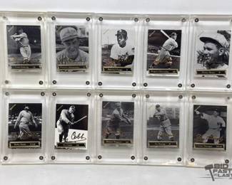 2534 10 1993 Spectrum 24 Karat Gold Signature Cards in Protective Cases