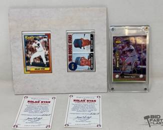 2518 3 Nolan Ryan Baseball Cards