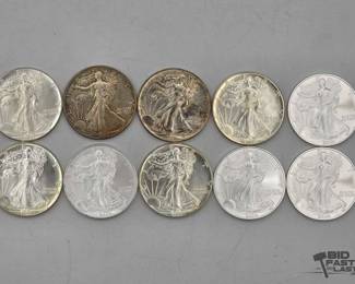 2078 10 Silver Eagle 1 Troy Oz Coins