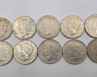 1736 10 1922 Peace Silver Dollar