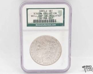 1424 1883 New Orleans Morgan Silver Dollar