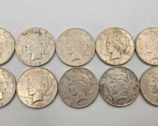 1728 10 1922 Peace Silver Dollar