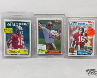 2536 3 Joe Montana TOPPS Trading Cards