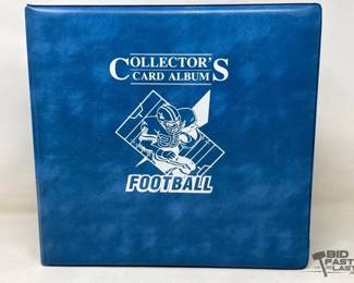 2540 Football Card Album with TOPPS 1974 Trading Cards