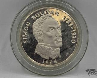 2306 1974 Panama 20 Balboas Coin