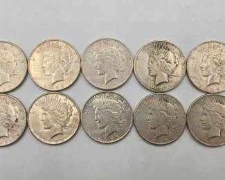 1762 10 1923 Peace Silver Dollar