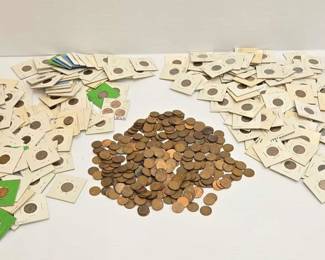 1904 Over 200 Wheat Steel Wheat Pennies