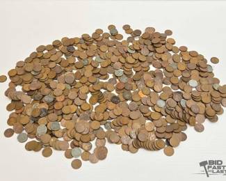 1922 Approx 900 Wheat Pennies