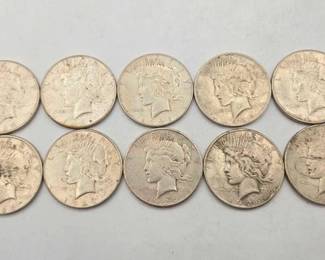 1798 10 1926 Silver Peace Dollars