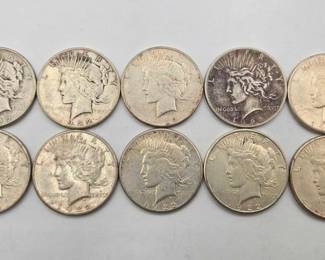 1708 10 1922 Peace Silver Dollar