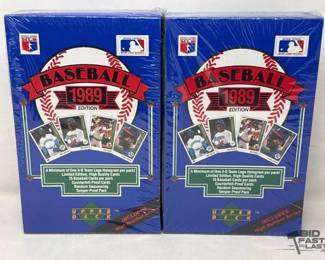 2524 2 SEALED 1989 Baseball Edition Upper Deck The Collectors Choice Trading Cards