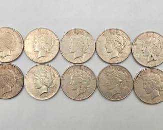 1756 10 1923 Peace Silver Dollar
