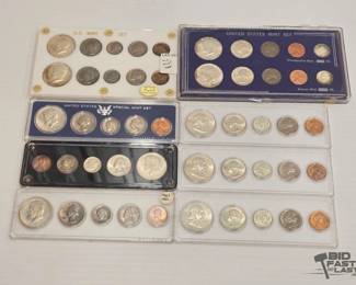 1918 8 1963 1966 U.S. Mint Sets