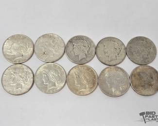 1768 10 1923 Silver Peace Dollars