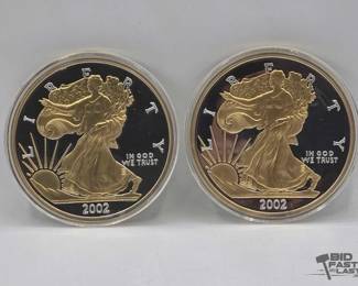 2044 2 Half Pound Silver Eagle .999 Fine Silver Coins with CoA