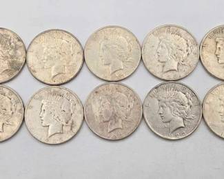 1774 10 1923 Silver Peace Dollars