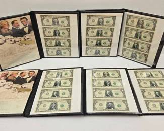1058 6 2003 The Mount Rushmore Collection $1 Bill Albums