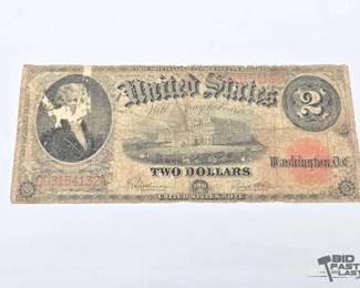 1012 1917 $2 United States Note