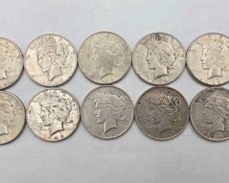 1778 10 1923 Silver Peace Dollars