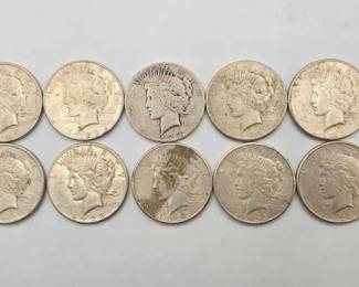 1758 10 1923 Peace Silver Dollar