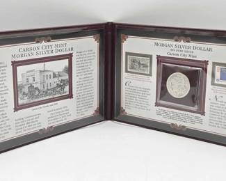 1406 1891 Carson City Morgan Silver Dollar Album