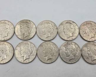 1772 10 1923 Silver Peace Dollars