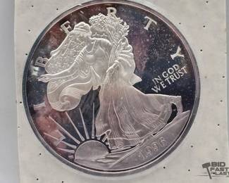 2026 1996 Silver Eagle One Troy Pound .999 Fine Silver with Certificate of Authenticity