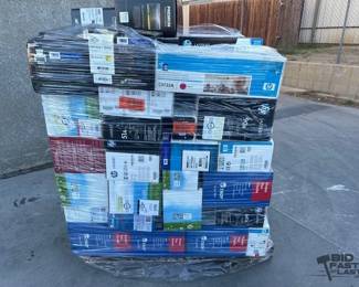 2702 Printer Toner Cartridges on Pallet