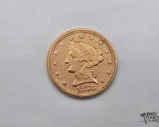 1318 1878 $2.50 Liberty Head Gold Coin