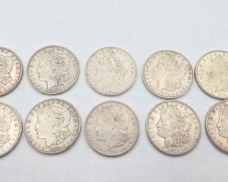 1610 10 San Francisco 1921 Morgan Silver Dollars