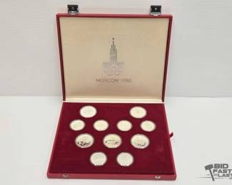 2302 1980 Moscow Olympic Coin Collection