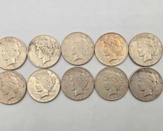 1752 10 1923 Peace Silver Dollar