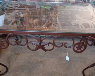 Custom laser cut table