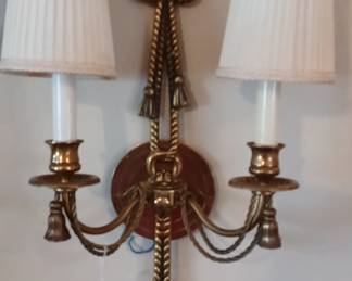 Wall sconces  (4)