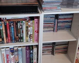 CD's, DVD's, VHS