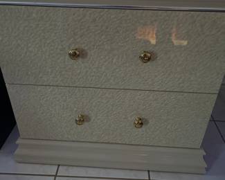 Two drawer nightstand