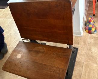 Antique student desk $200