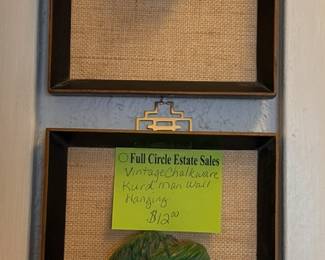 interesting Kurdish chalkware heads