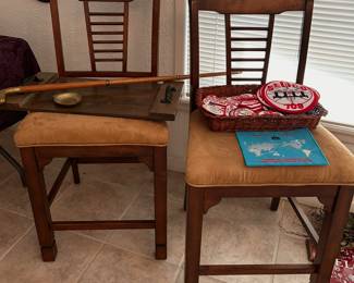 2 counter height chairs